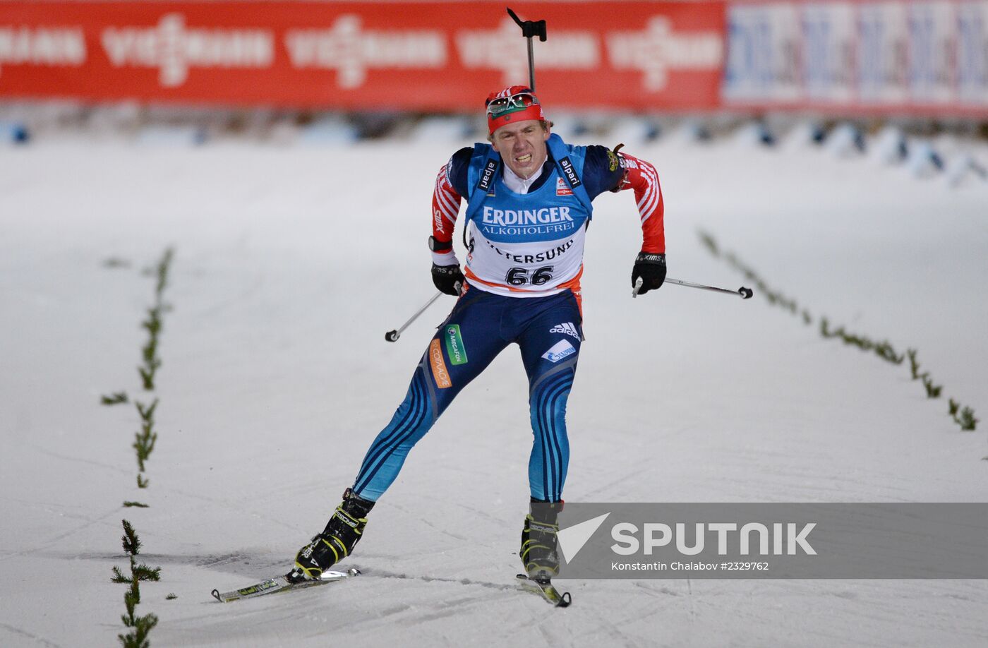 Biathlon. 1st stage of World Cup. Men's Sprint