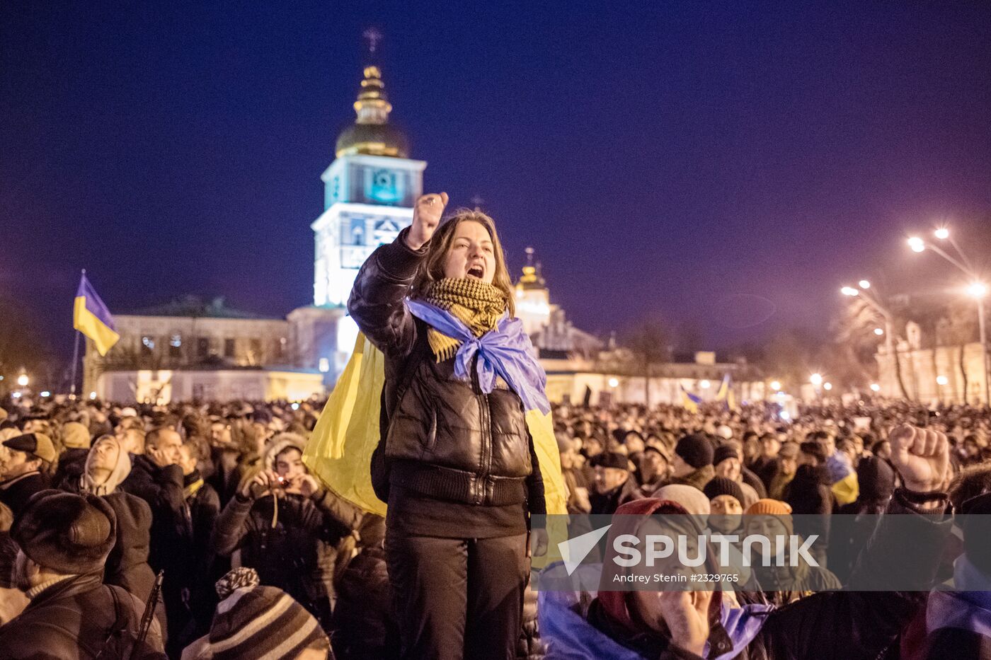 Civil disorders continue in Kiev