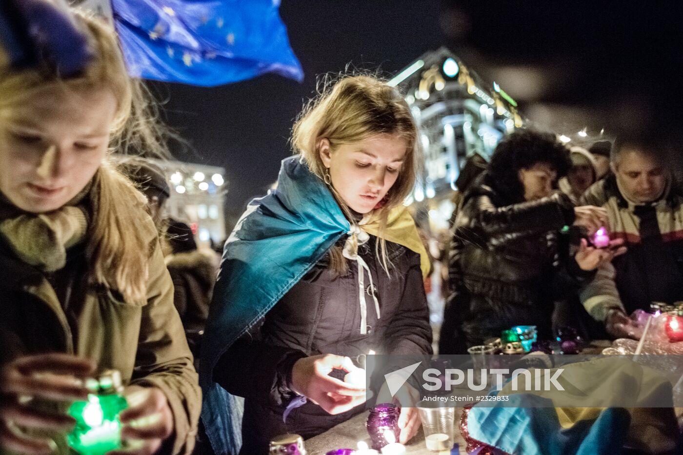 Civil disorders continue in Kiev