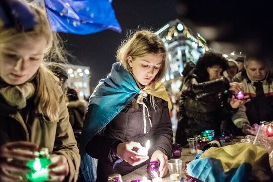 Civil disorders continue in Kiev