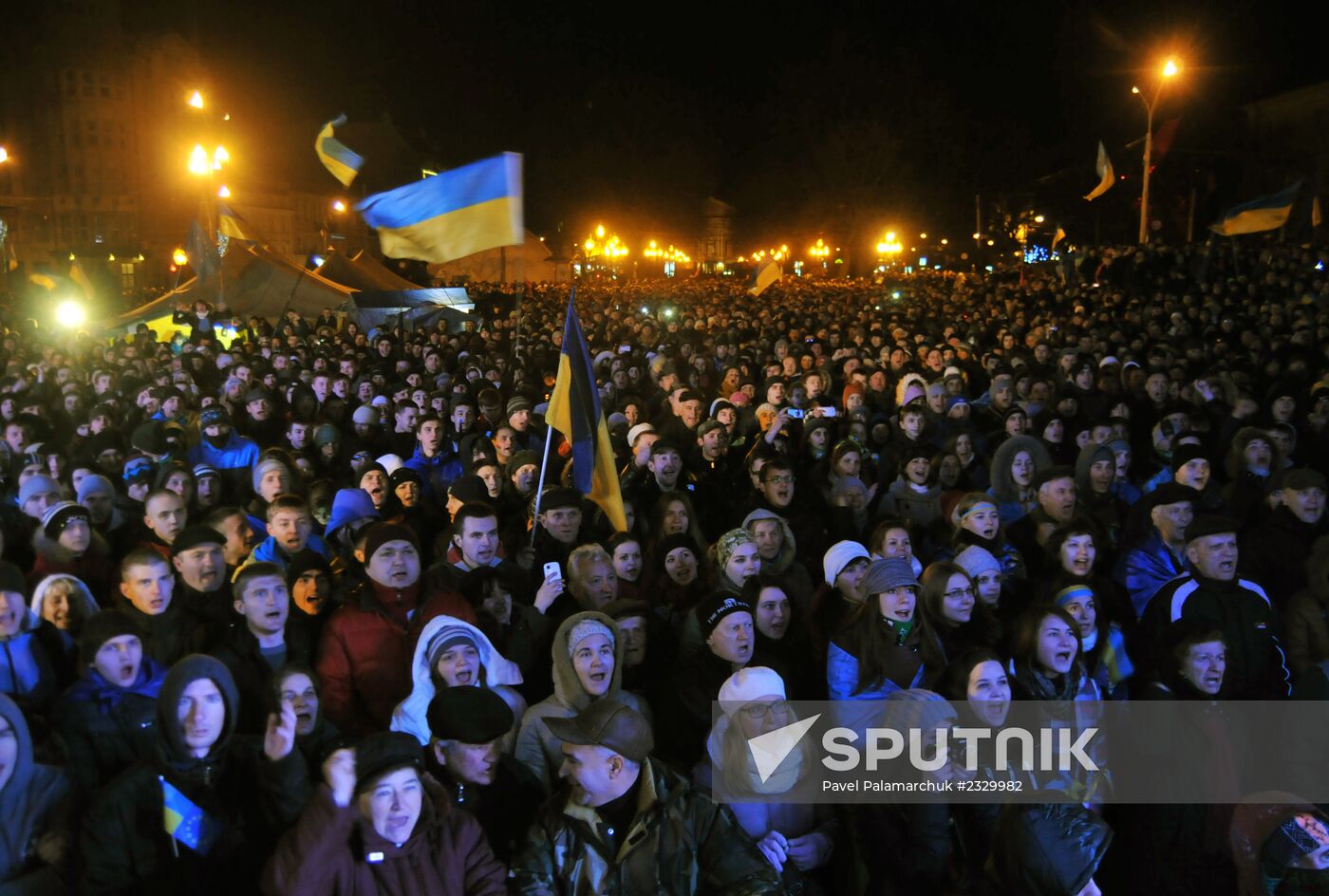 Rally of Ukraine's EU integration in Lviv
