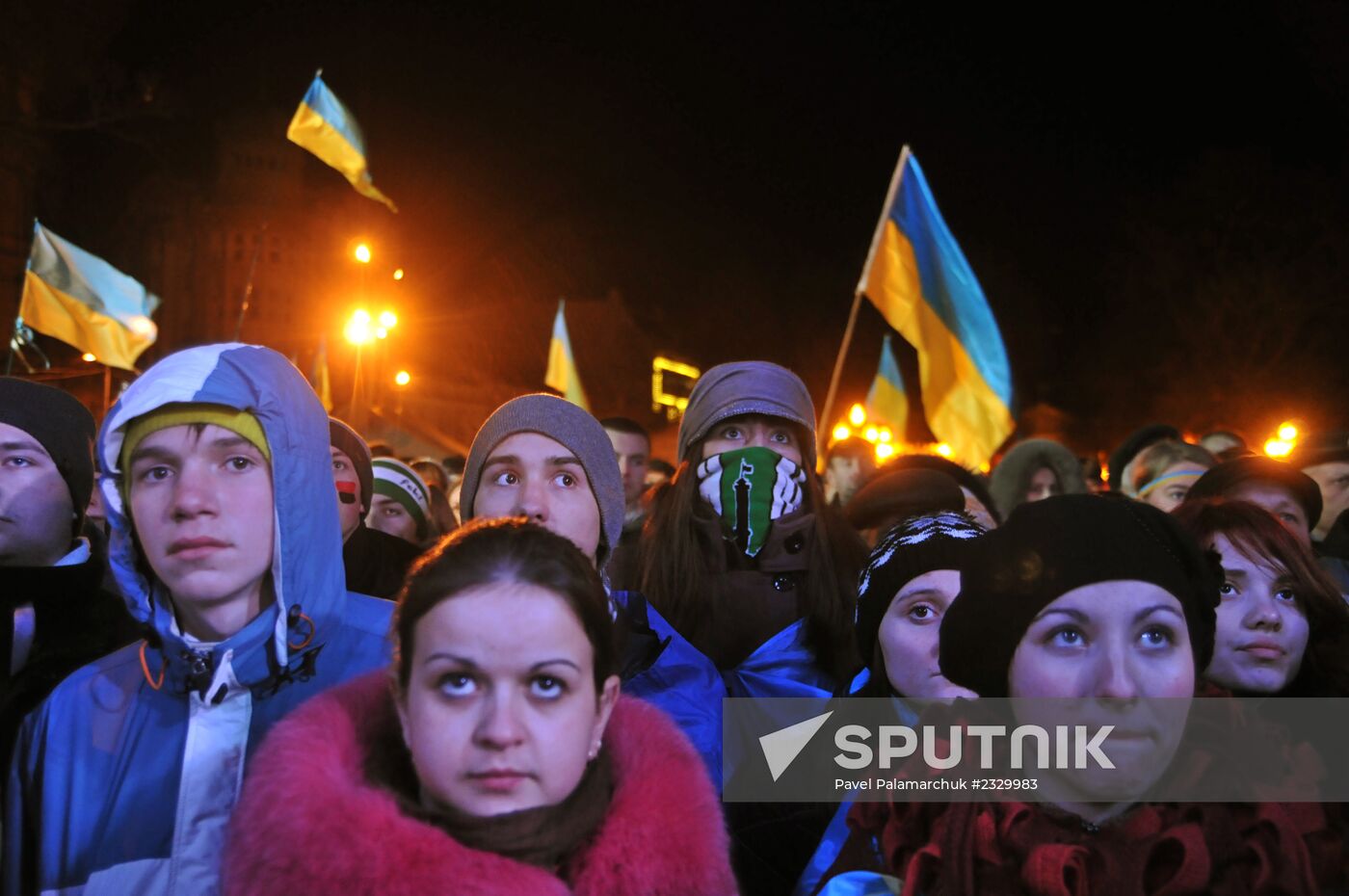 Rally of Ukraine's EU integration in Lviv