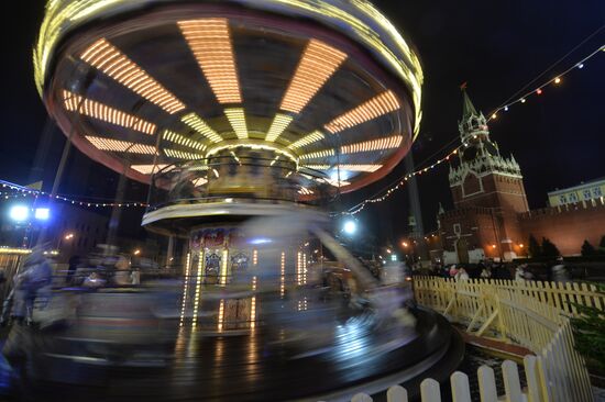 Christmas fair opens on Red Square