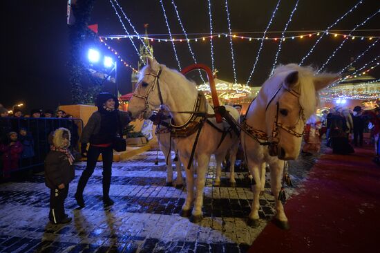 Christmas fair opens on Red Square