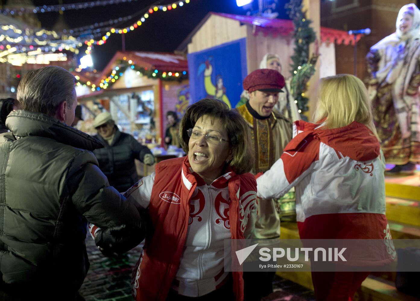 Christmas fair opens on Red Square