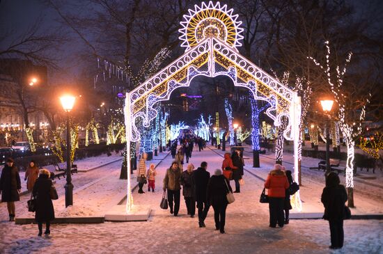 Illumination in Moscow