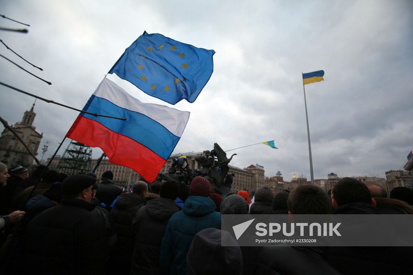 Rally to support EU integration in Kiev