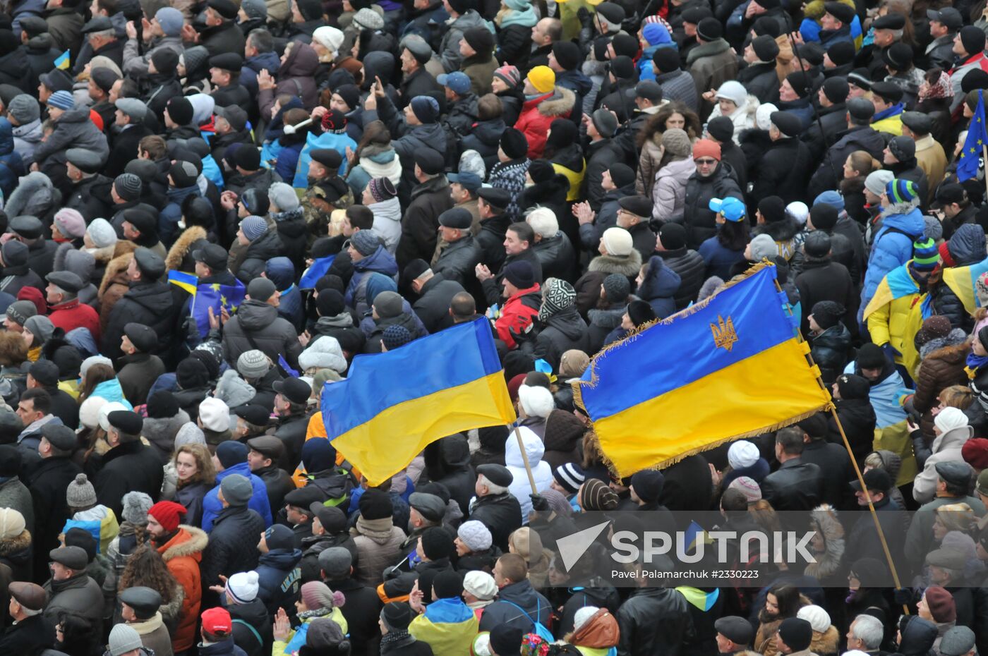 Rally to support Ukraine's EU integration in Lviv