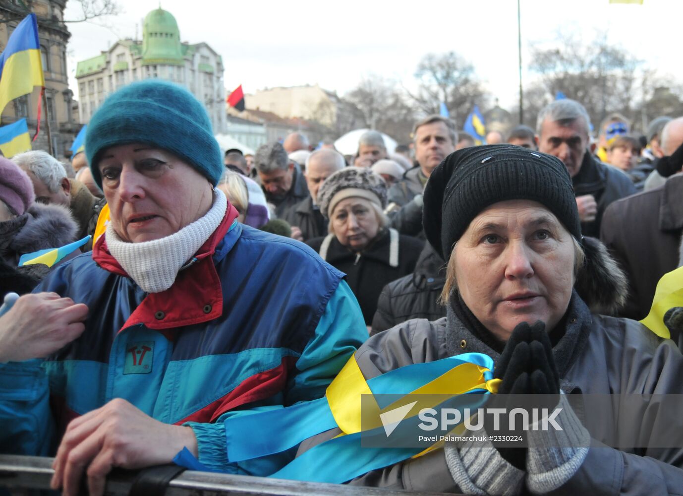 Rally to support Ukraine's EU integration in Lviv