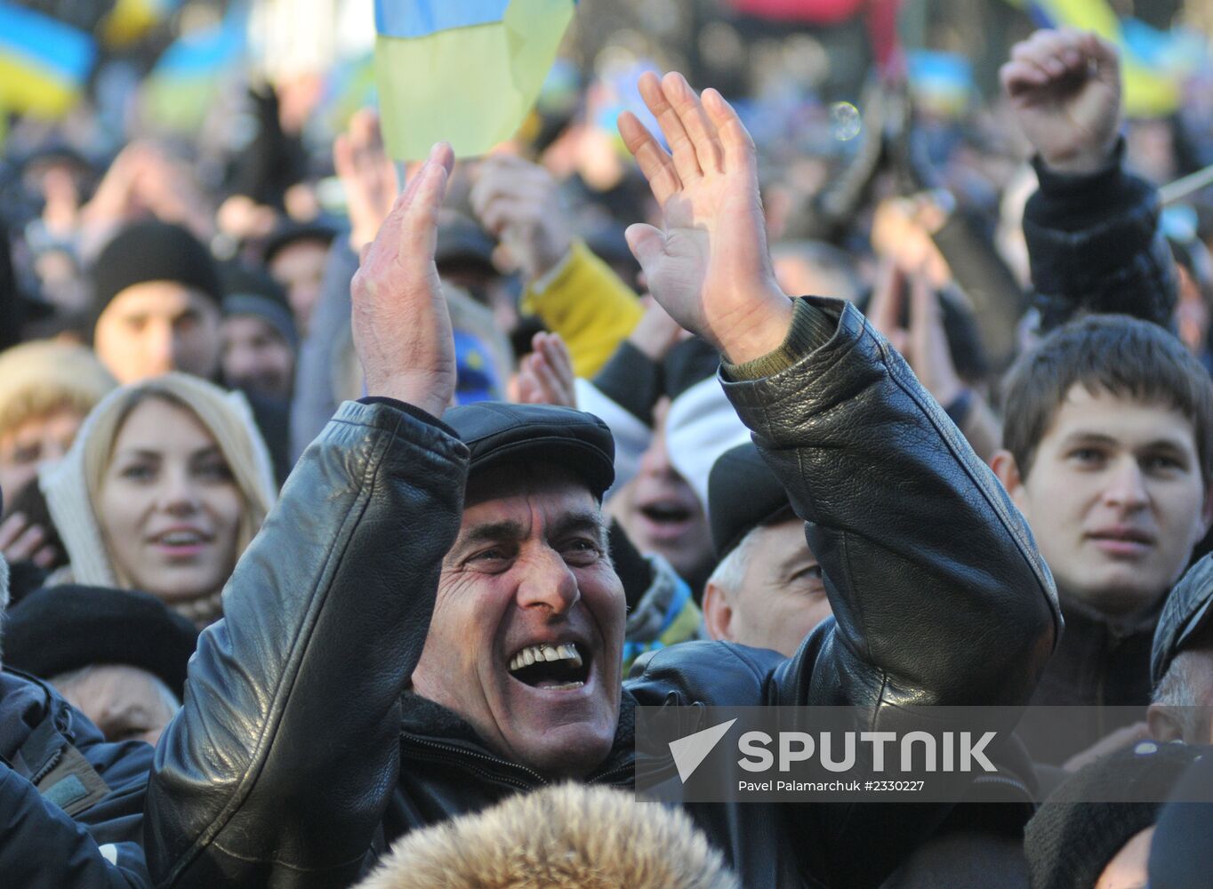 Rally to support Ukraine's EU integration in Lviv