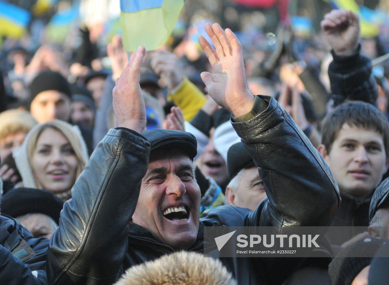 Rally to support Ukraine's EU integration in Lviv