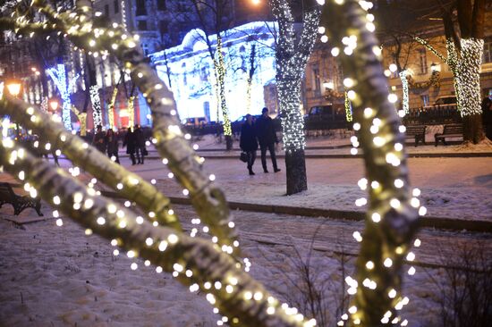 Illumination in Moscow