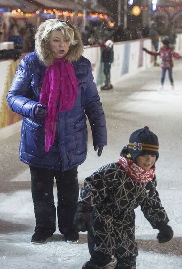 Christmas Fair opens on Red Square