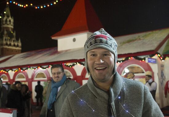Christmas Fair opens on Red Square