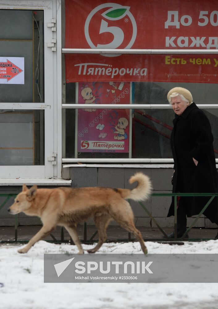 Pyatyorochka store in Moscow