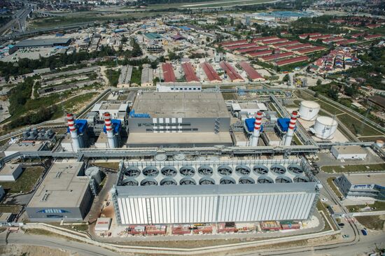 Bird's-eye view of Sochi's Olympic Park