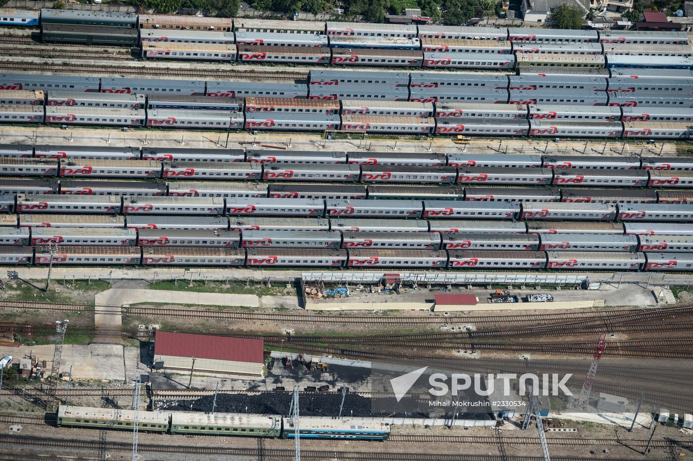 Bird's-eye view of Olympic Sochi