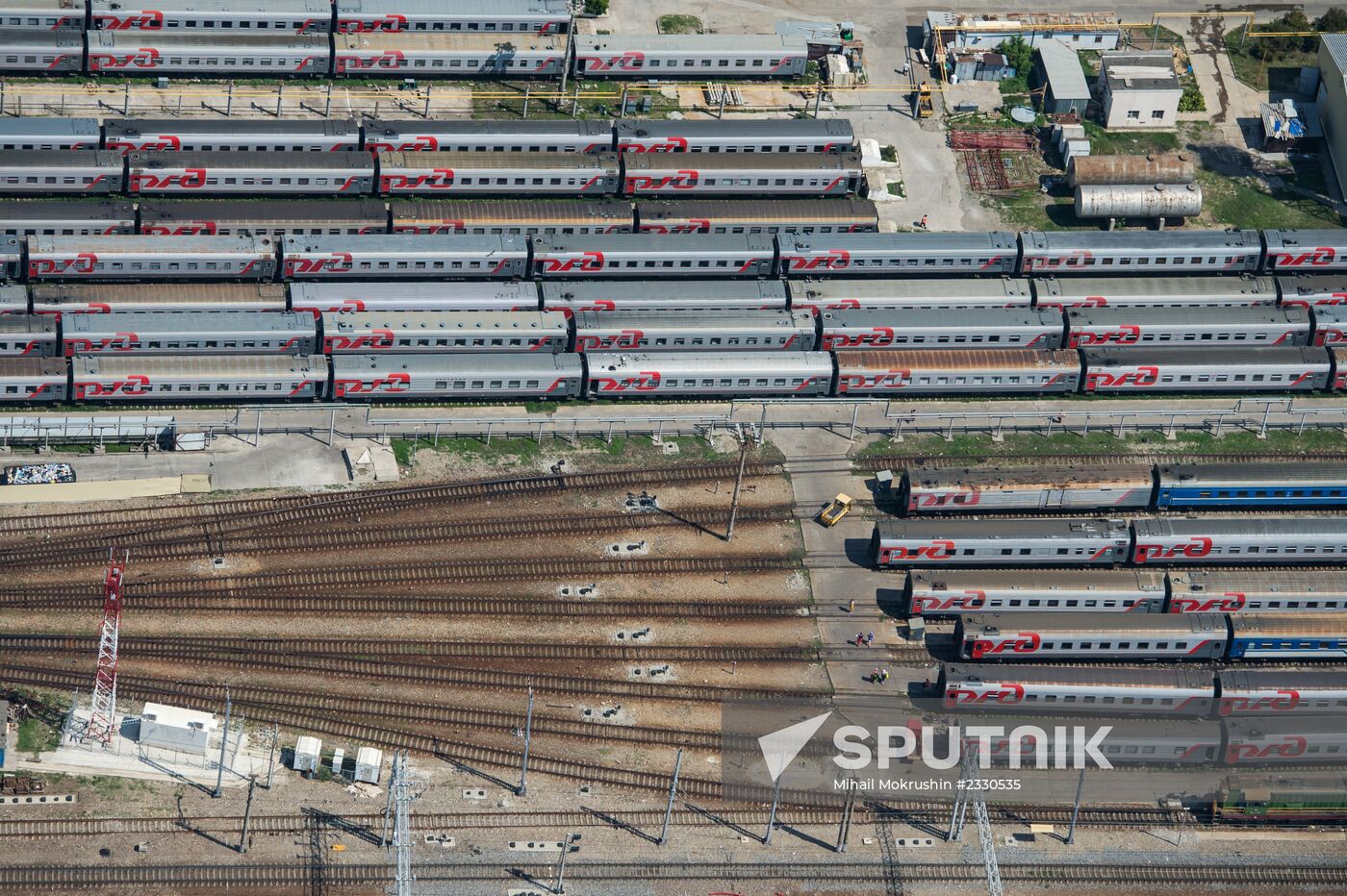 Bird's-eye view of Olympic Sochi