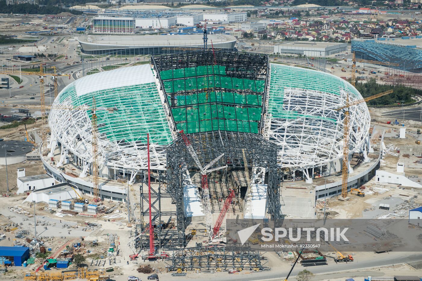 Bird's-eye view of Olympic Sochi