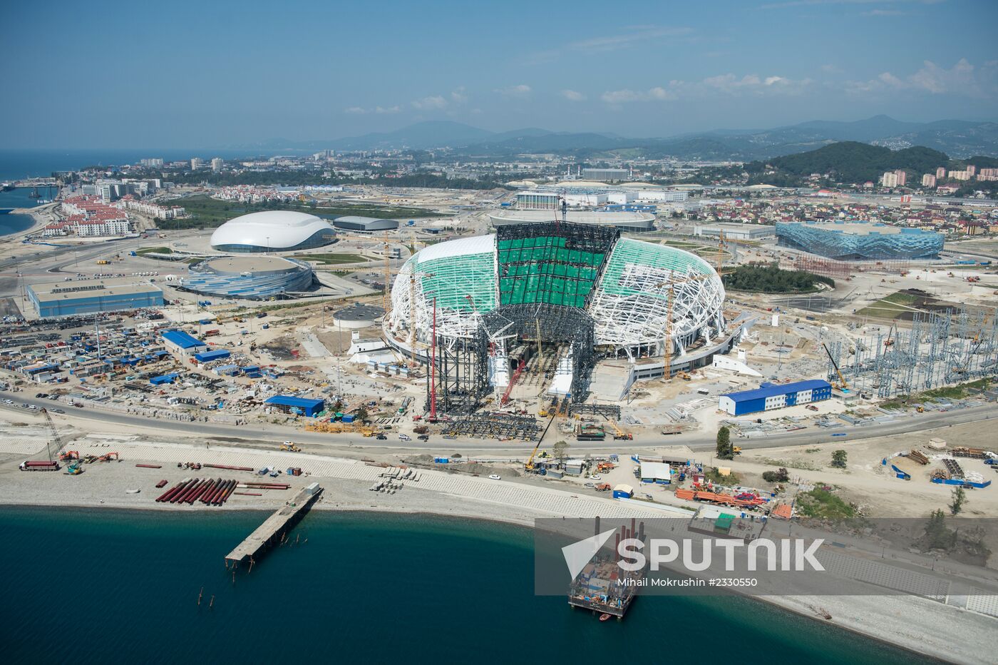 Bird's eye view of Olympic Sochi