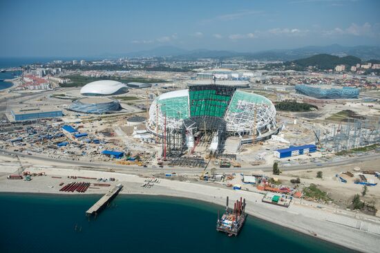 Bird's eye view of Olympic Sochi