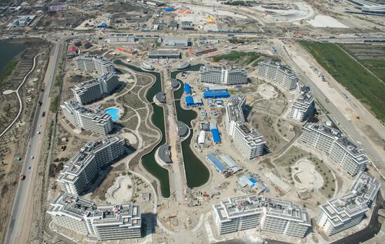 Bird's eye view of Olympic Sochi