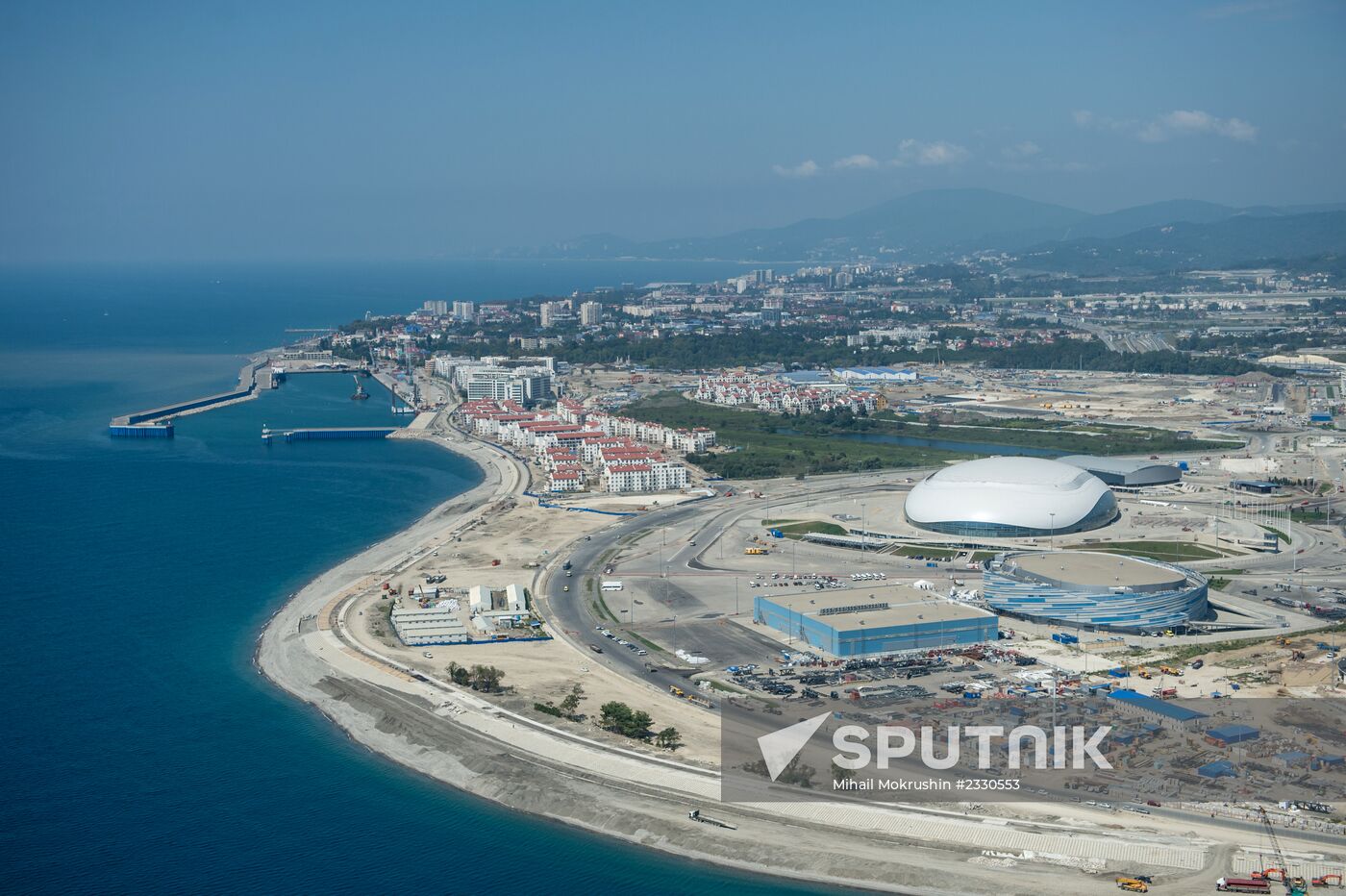 Bird's eye view of Olympic Sochi