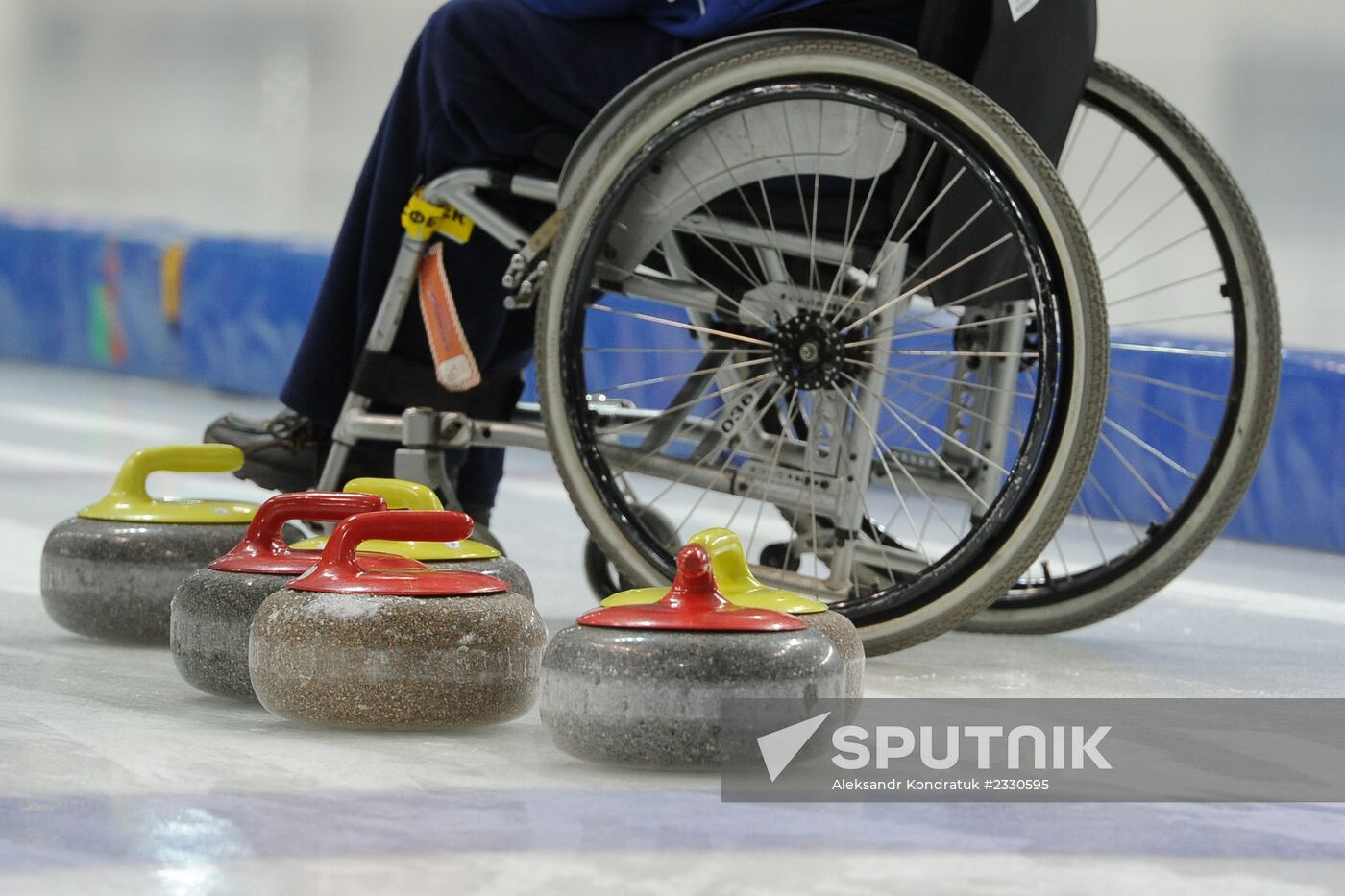 Wheelchair curling. Training of the Russian national team