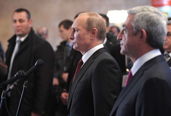 Vladimir Putin's state visit to Armenia