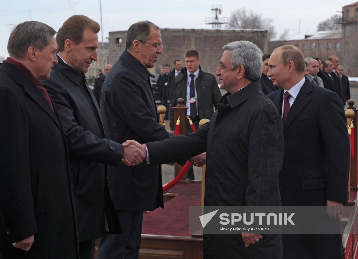 Vladimir Putin's state visit to Armenia