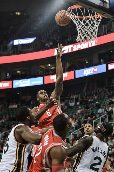 NBA Basketball. Utah Jazz vs. Houston Rockets