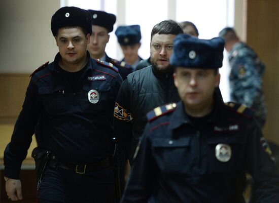 Sentence pronouncement at hearings on Sergei Filin attack case