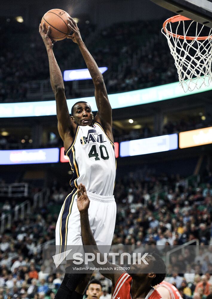NBA Basketball. Utah Jazz vs. Houston Rockets