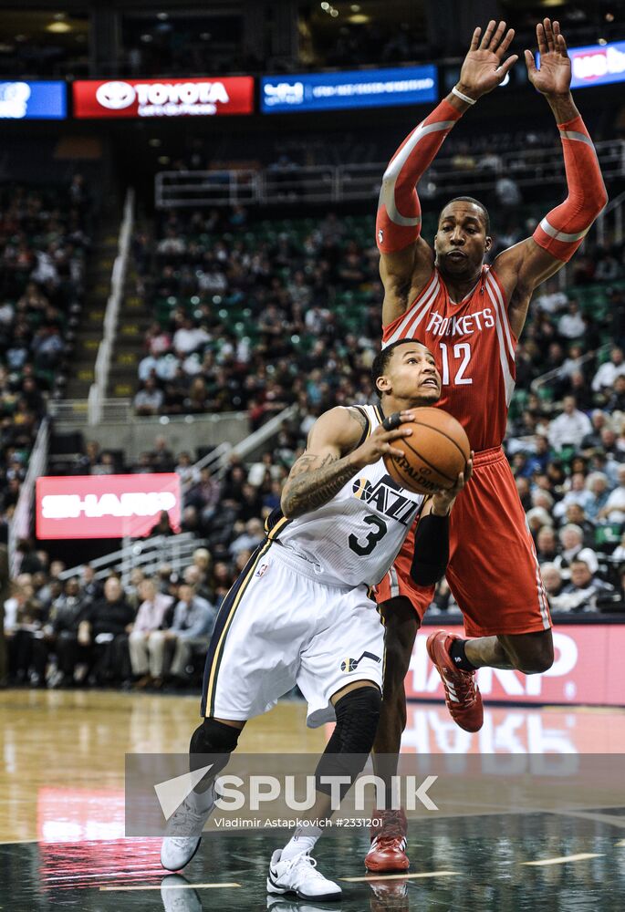 NBA Basketball. Utah Jazz vs. Houston Rockets