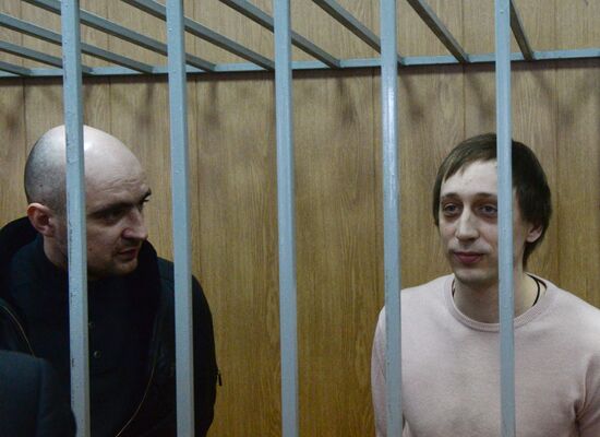 Sentence pronouncement at hearings on Sergei Filin attack case