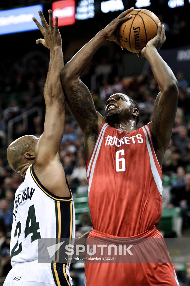 NBA Basketball. Utah Jazz vs. Houston Rockets