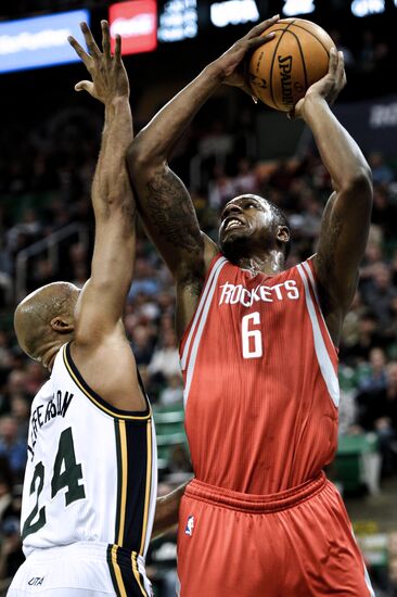 NBA Basketball. Utah Jazz vs. Houston Rockets