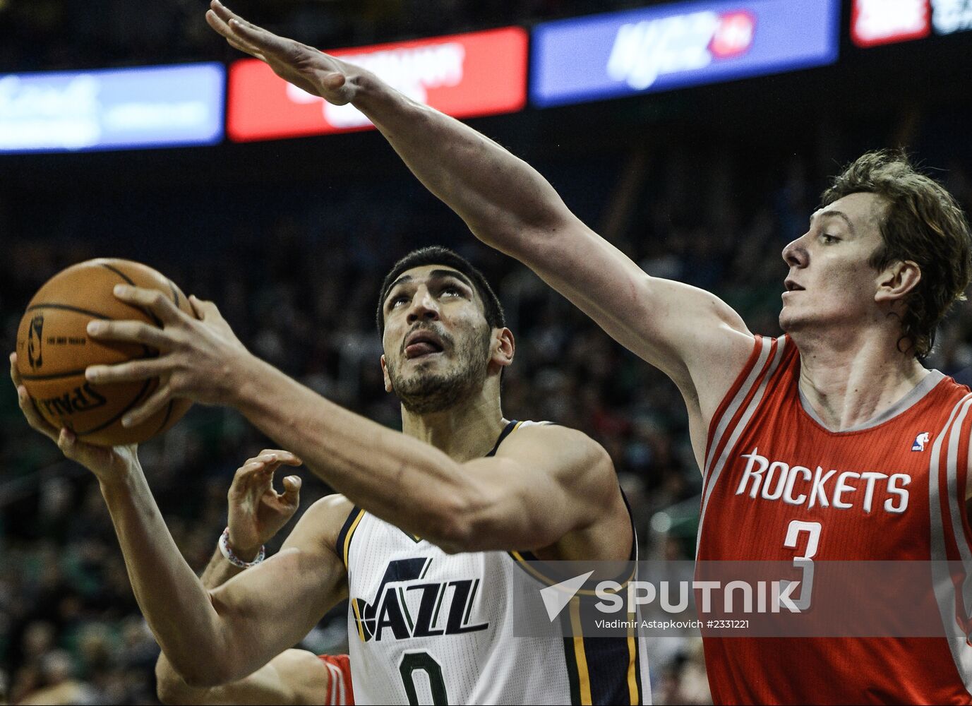 NBA Basketball. Utah Jazz vs. Houston Rockets