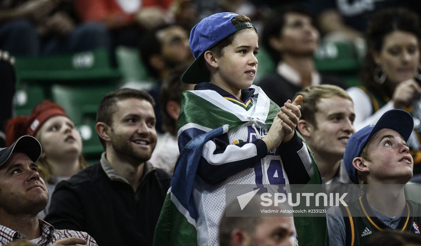 NBA Basketball. Utah Jazz vs. Houston Rockets