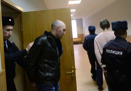 Sentence pronouncement at hearings on Sergei Filin attack case