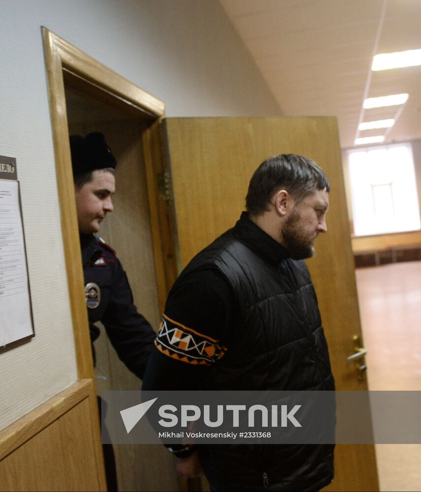Sentence pronouncement at hearings on Sergei Filin attack case