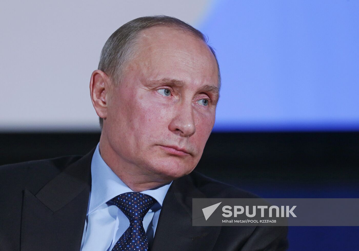 Vladimir Putin visits Moscow State University law department