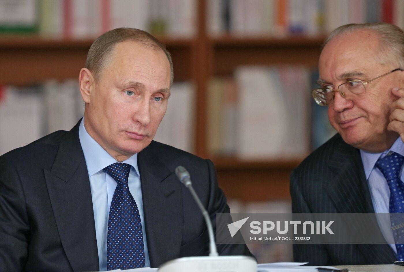 Vladimir Putin visits law faculty of Lomonosov Moscow State University