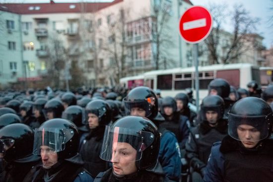 EU integration supporters' actions in Kiev