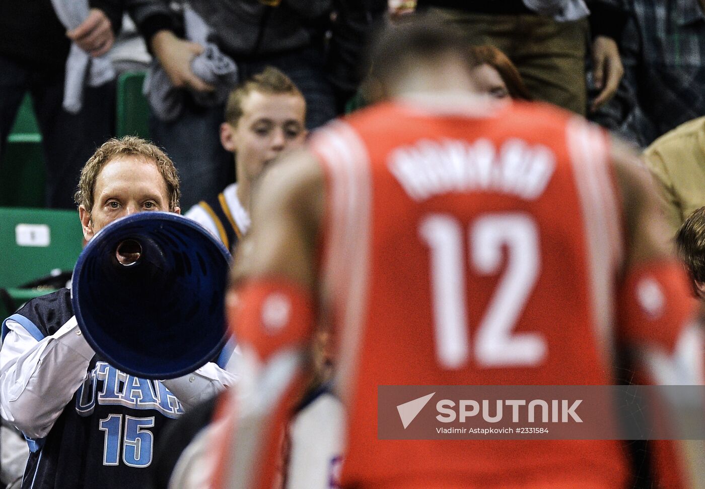 NBA Basketball. Utah Jazz vs. Houston Rockets