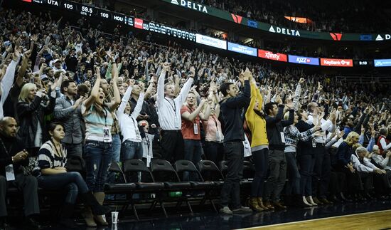 NBA Basketball. Utah Jazz vs. Houston Rockets