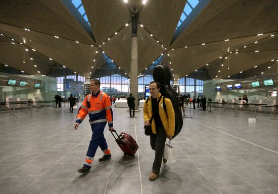 New terminal of Pulkovo airport opened