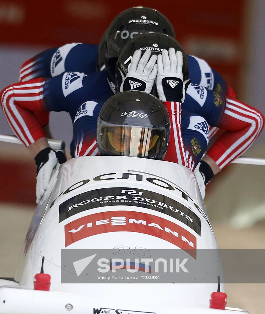 2013-14 FIBT Skeleton & Bobsled World Cup 1. Four-man event