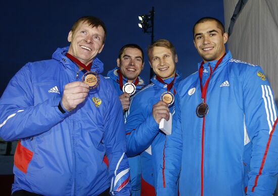 2013-14 FIBT Skeleton & Bobsled World Cup 1. Four-man event
