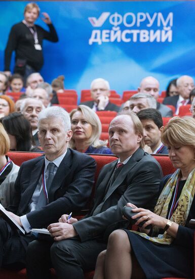 Popular Front movement holds forum "For Russia"